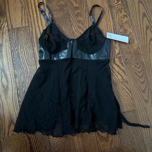 Elegant Black Women's Intimate Dress